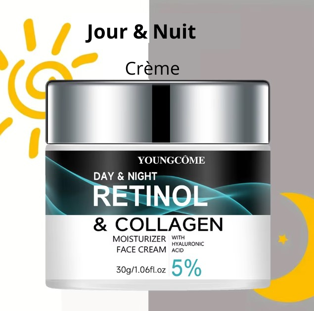 Crème au Rétinol Nourrissante et Éclaircissante