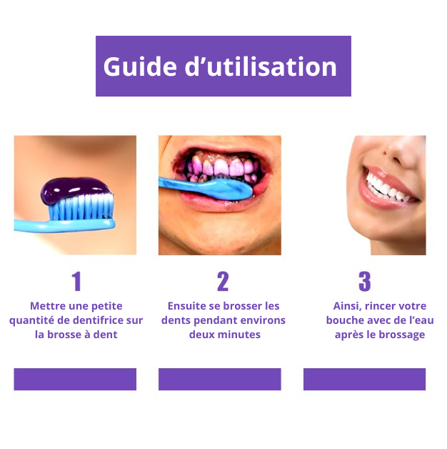 Dentifrice Violet pour les Soins Bucco-Dentaires